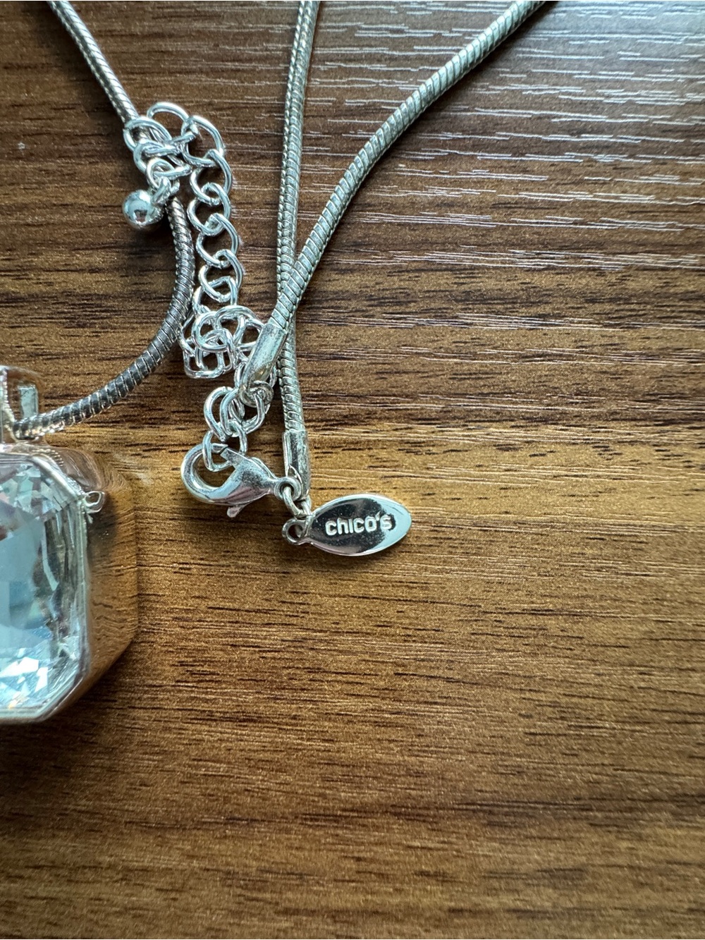 Chico’s crystal pendant necklace - Picture 2 of 5